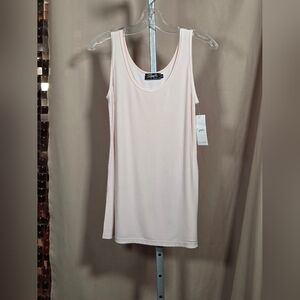 NWT Sympli Blush Pink Go To Relaxed Sleeveless Blouse Size 2